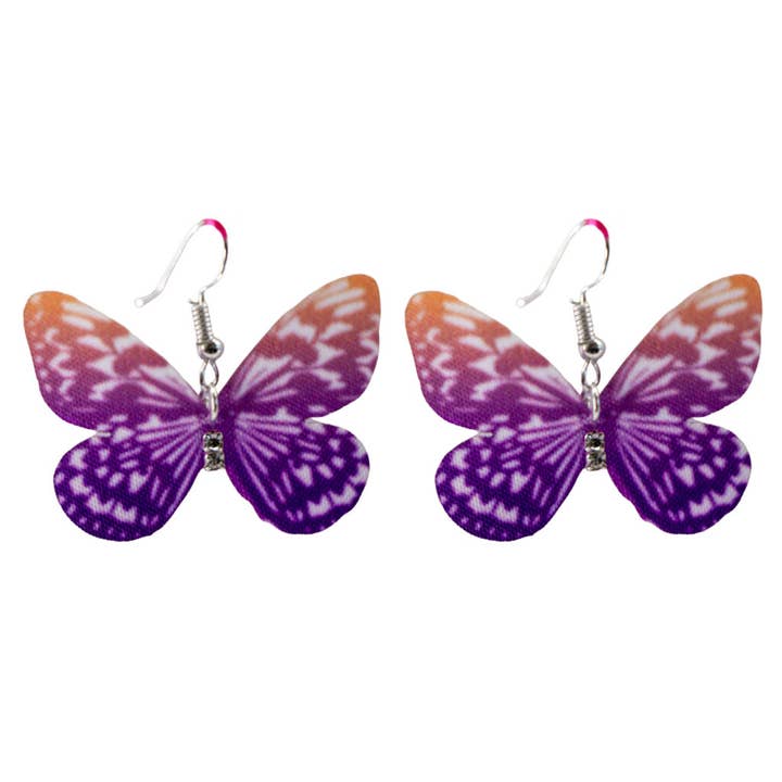 18358 - Butterfly Earrings for wholesale by Western Fashion