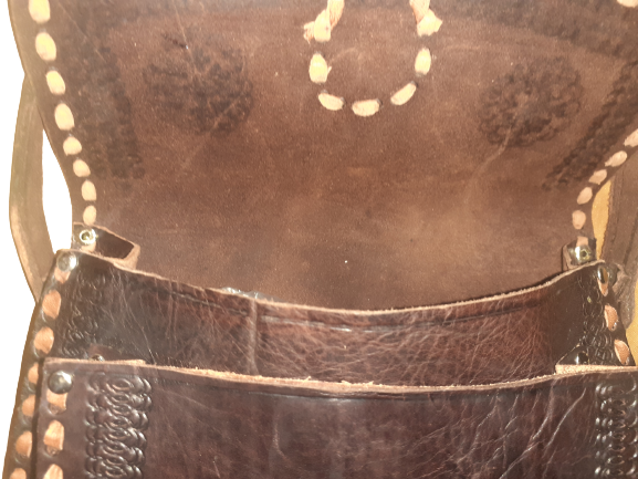 Hecho a mano - Wholesale Crossbody Bag - Women's - Medium trapeze bag leather4