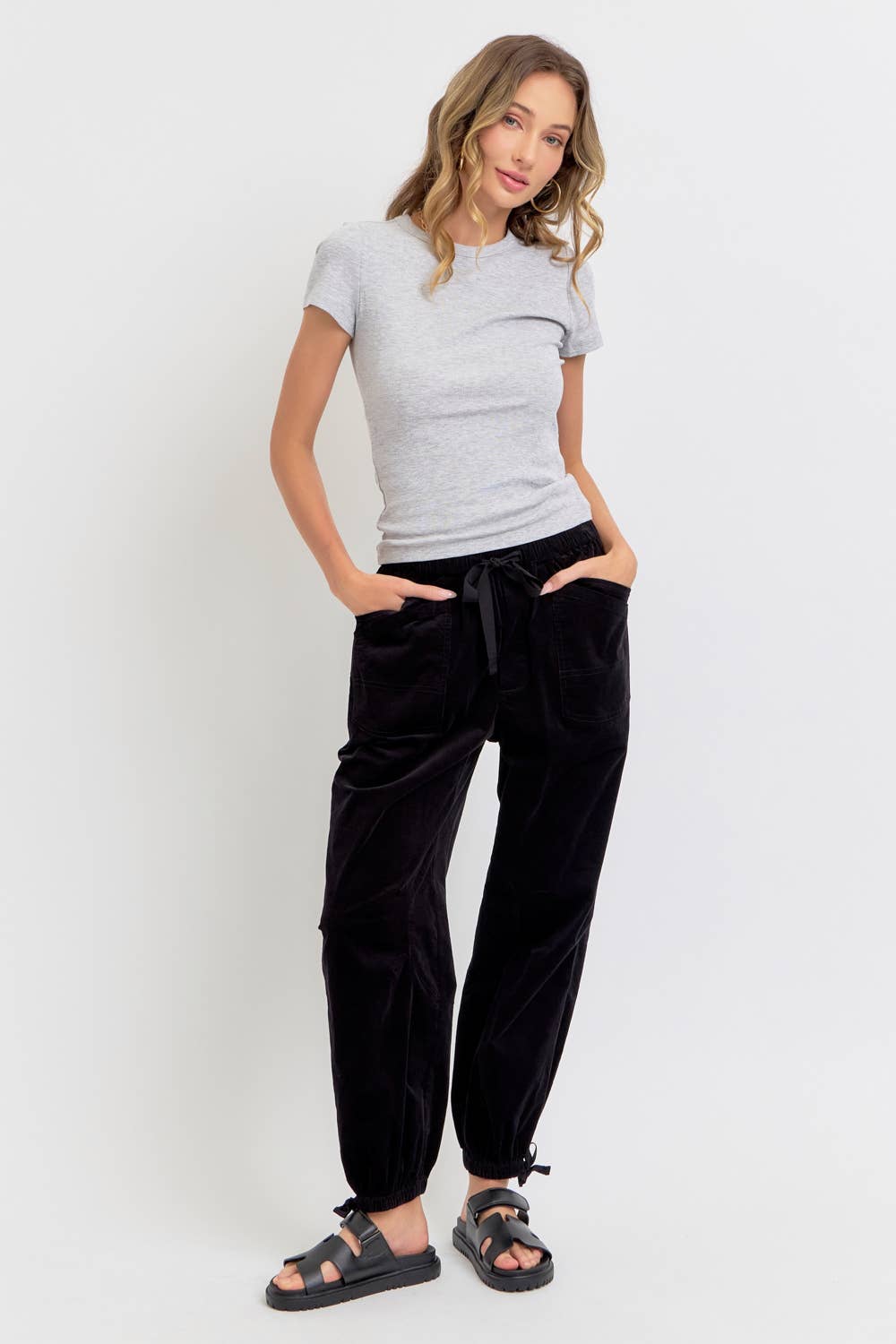 Sweet Lovely by Jen – wholesale Lounge Sweatpants/jogging bottoms – Women's – CORDUROY PULL-ON-PANTS/JOGGER8
