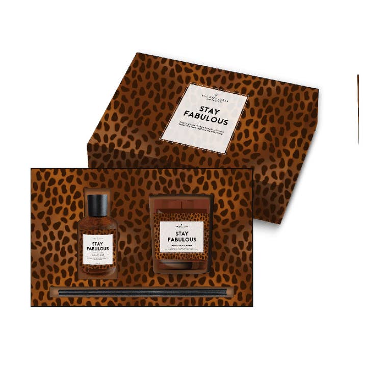 GIFT BOX HOMESET - STAY FABULOUS for wholesale by The Gift Label