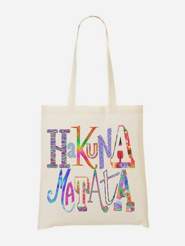 Hakuna Matata Color Tote Bag for wholesale by Wooop