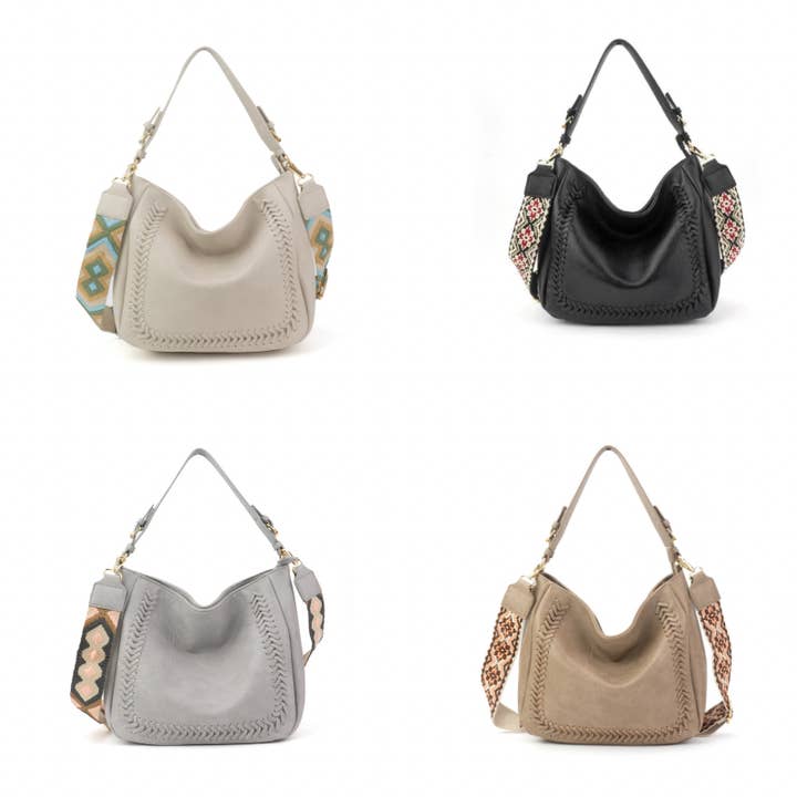 Babs + Birdie - Wholesale Messenger Bag - Women's - The Harper | Cross stitch Messenger Bag