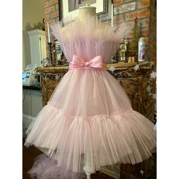 Lessara chic designs – Vestido - Mulher por atacado – Vestido de tule algodão doce2