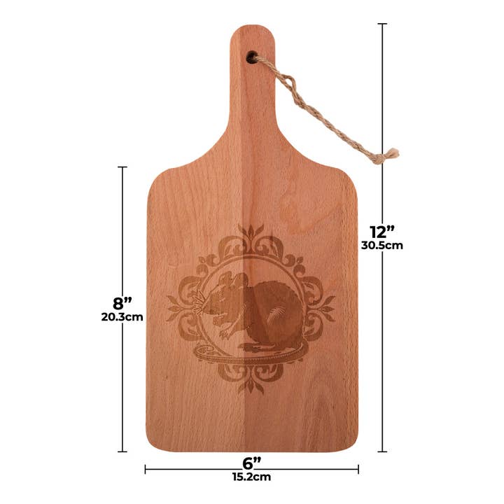 FootClothes LLC - Wholesale Cheese Board - LIMITED The Rat Cheese Board2