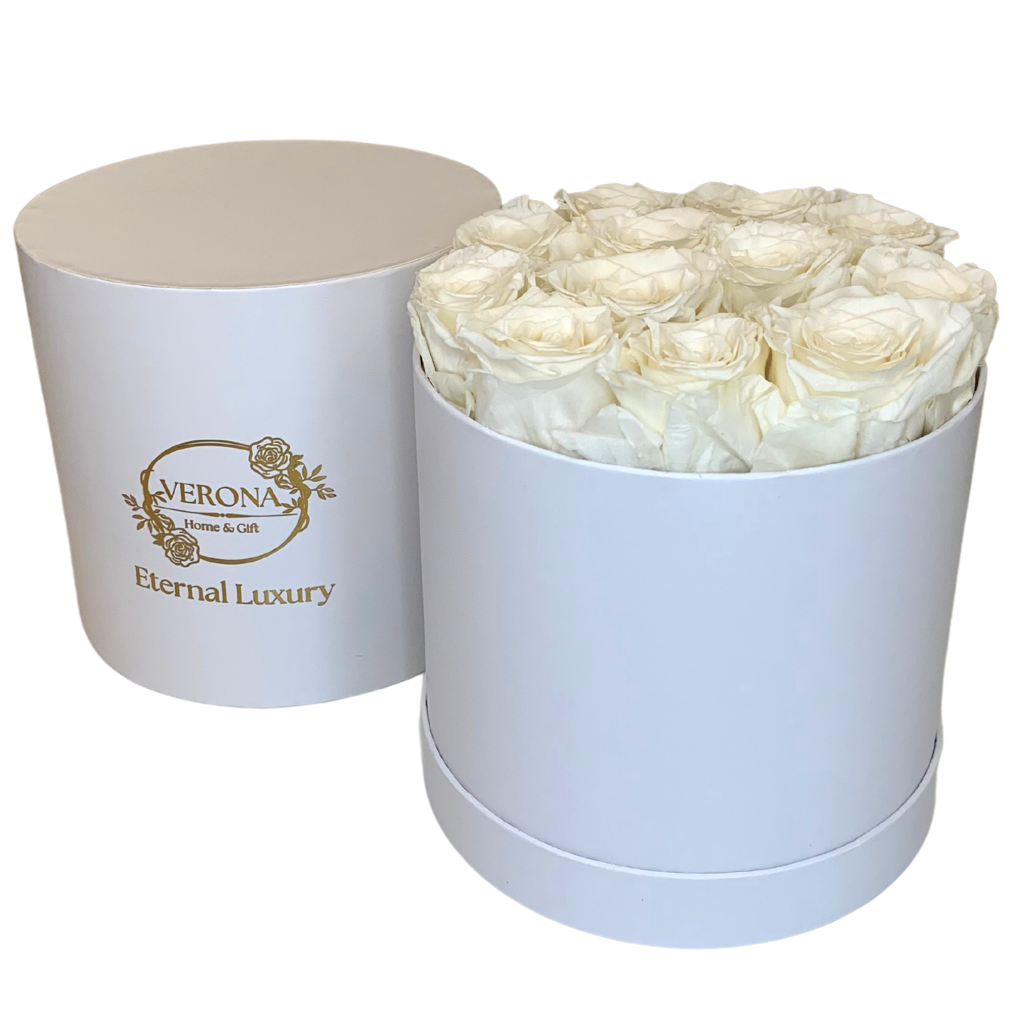 verona home and gift - Wholesale Dried/Pressed Flowers - 12 Real Preserved Roses that Last Forever In Round Box19