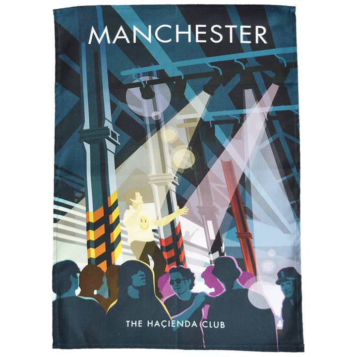 Manchester - Haçienda Club kökshandduk för wholesale av Town Towels