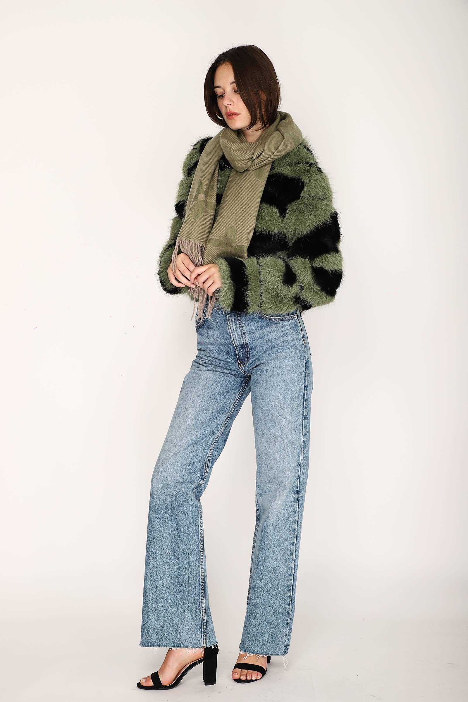 JAMILLA - Wholesale Fur/Faux Fur Coat - Women's - GIACCA ECOPELLICCA YV044210