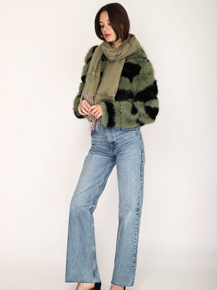 JAMILLA - Wholesale Fur/Faux Fur Coat - Women's - GIACCA ECOPELLICCA YV044210