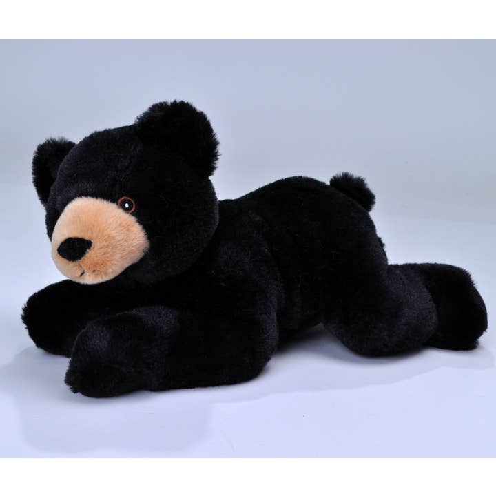 Ecokins Black Bear Stuffed Animal 12" for wholesale by Wild Republic
