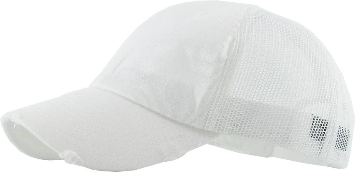 KBETHOS – Großhandel Basecap – Unisex – Vintage-Trucker-Cap mit Mesh-Einsätzen54