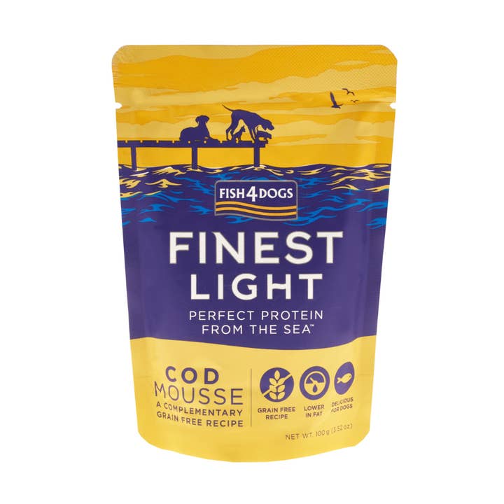 Fish4Dogs Finest Cod Mousse 100g for wholesale by Lucky-Pet Handels- und Produktions GmbH