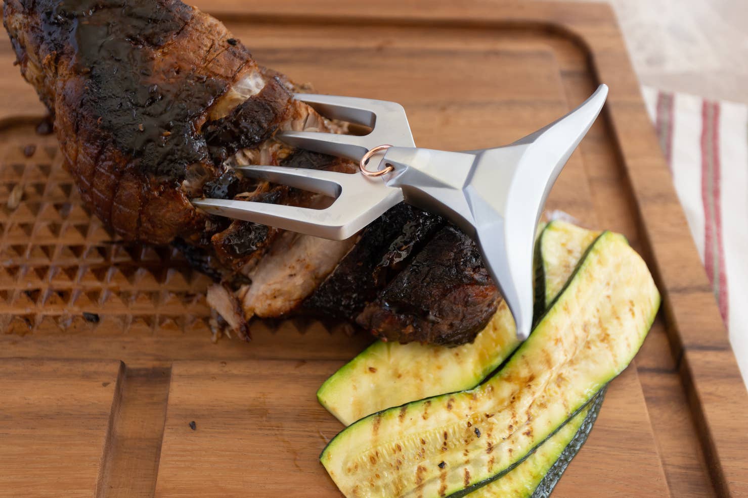 Fox Run Brands - Wholesale Kitchen Fork - Outset El Matador Meat Fork, Stainless Steel, 7" x 4.75"4