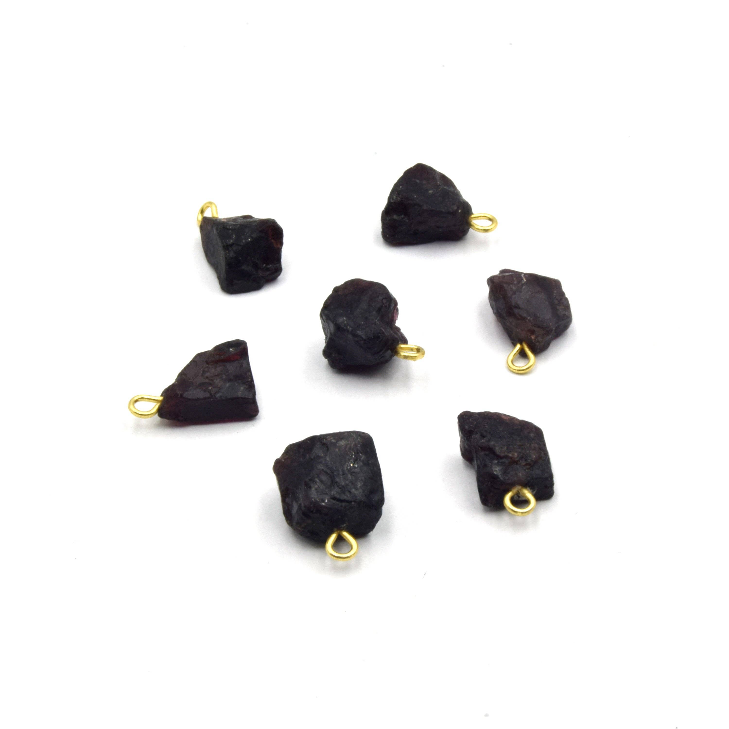 Only Beads - Wholesale Individual charm/pendant - Natural Raw Gemstone Charms - Birthstone Pendants3