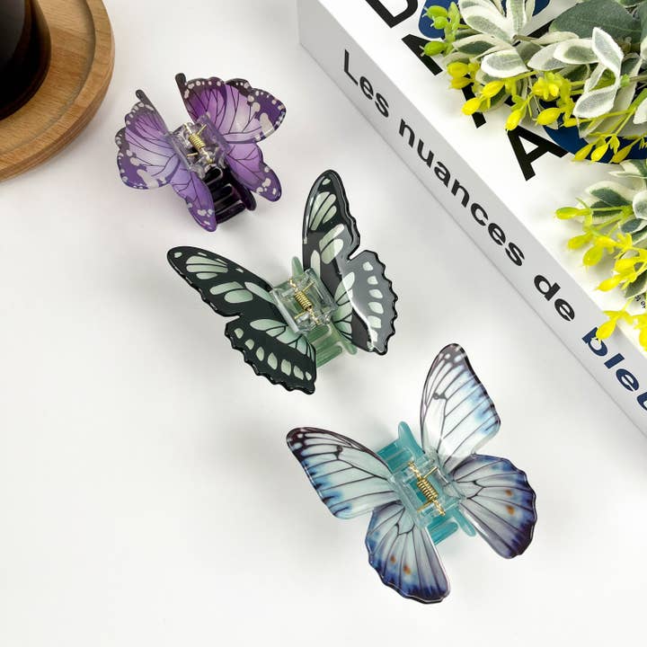 TheDivaSoap - Wholesale Hair Clip - Women's - Colorful Butterfly Hair Clip12