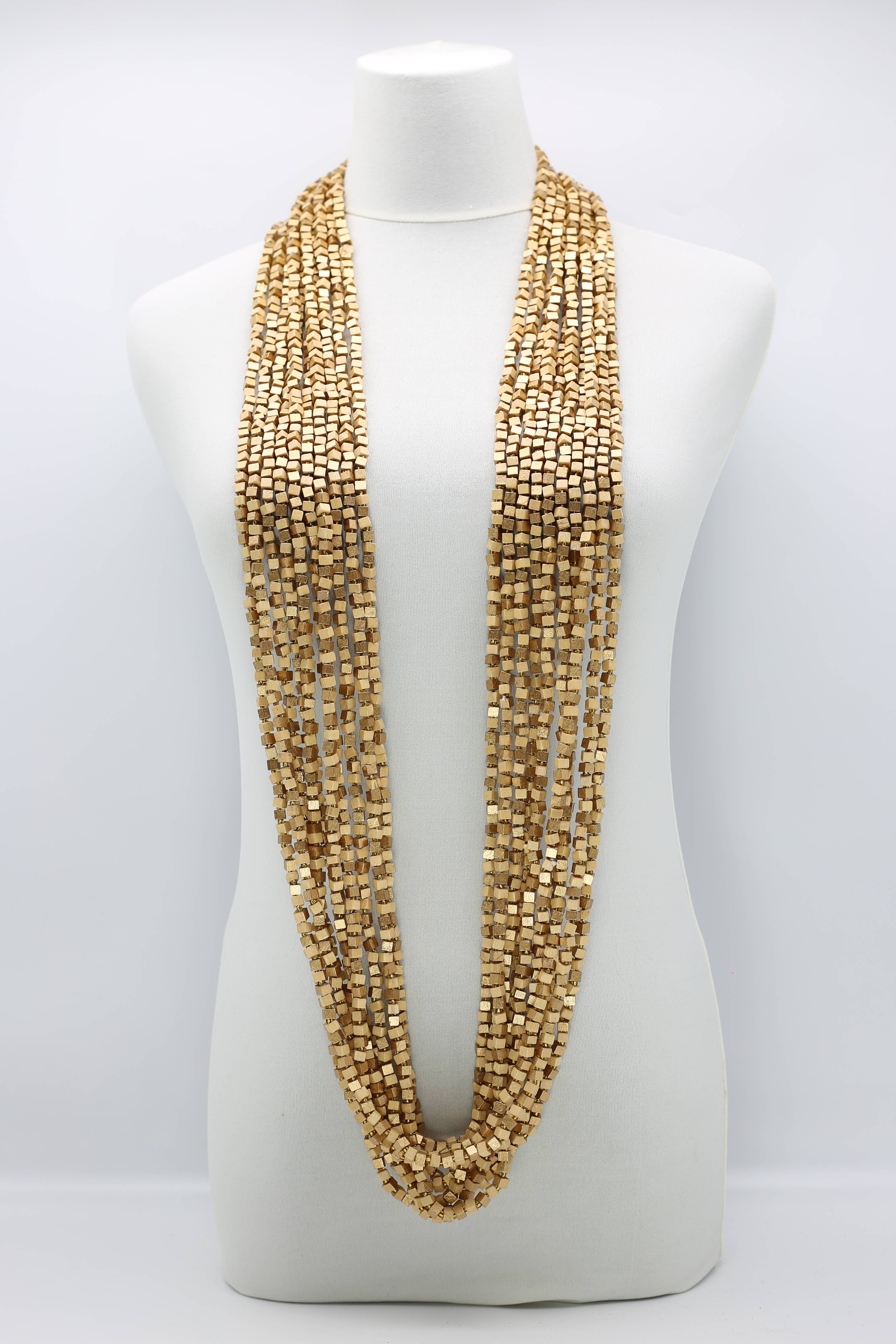 Jianhui London – Engroshandel Perlehalskæde – Den næste Pashmina halskæde Træperler - Mosaic Art36