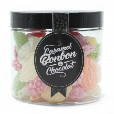 ADG Diffusion – Großhandel Bonbons – OBSTSALAT-BONBONS - Packung mit 6 Gläsern 125g0