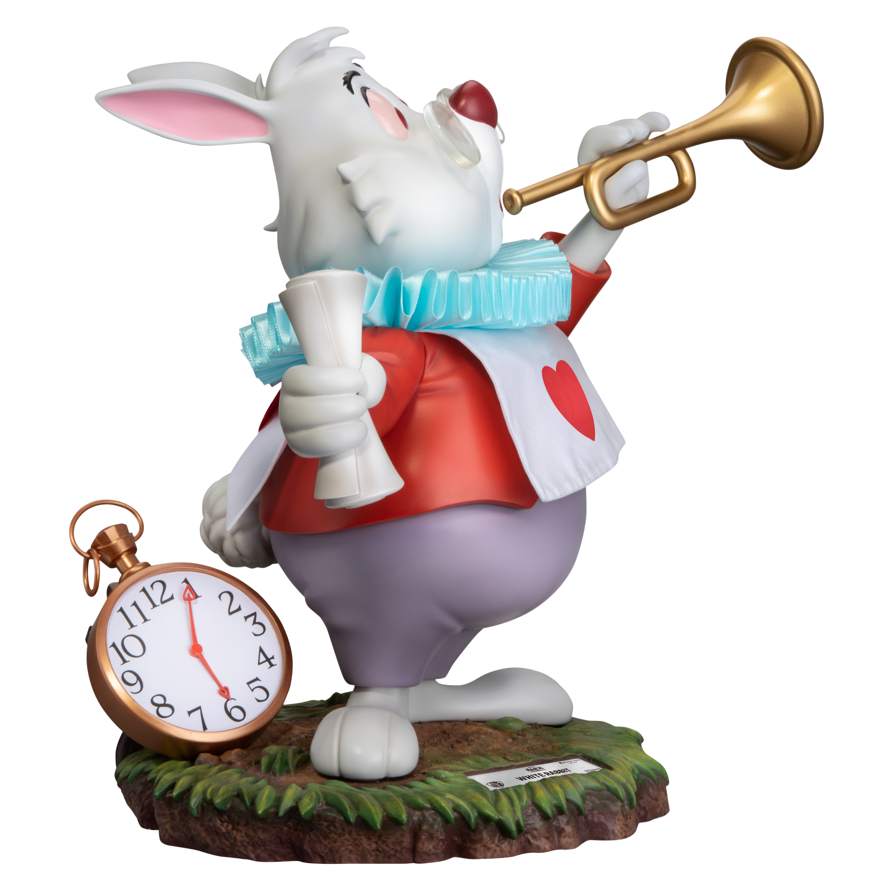 LM Treasures - Wholesale Decorative Figurine - Alice In Wonderland Master Craft The White Rabbit Table Top Statue6