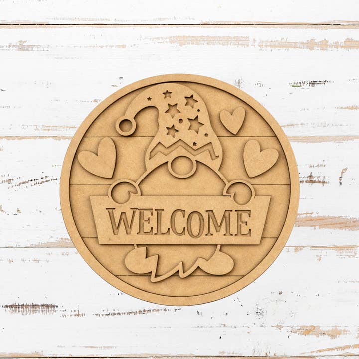 Gnome Add-On | Interchangeable “O”– Home Sweet Home DIY Kit for wholesale by Crazy Daisy Designs