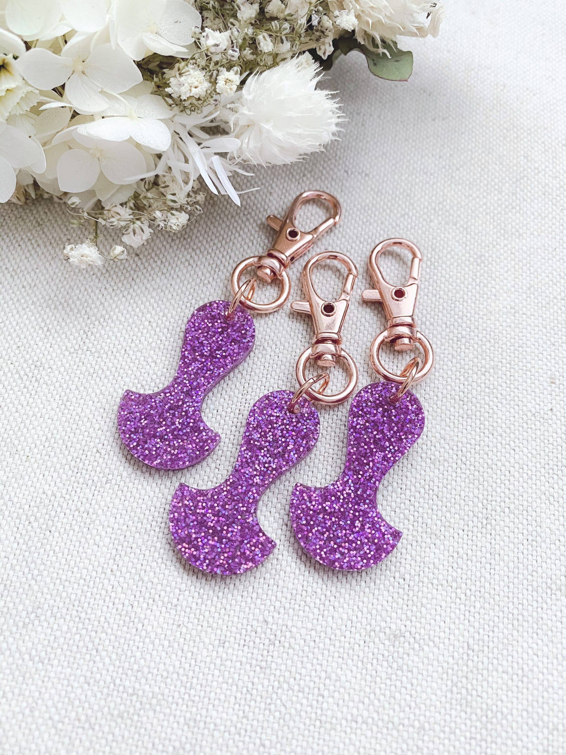 Chuckle & Wood - Wholesale Keychain – Women's - Trolley Tokens - Glitter22