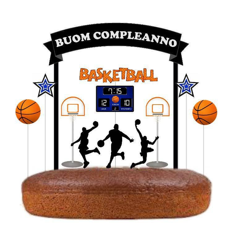 Adorei - Wholesale Cake/Cupcake Topper - Basketball Cake Topper 4