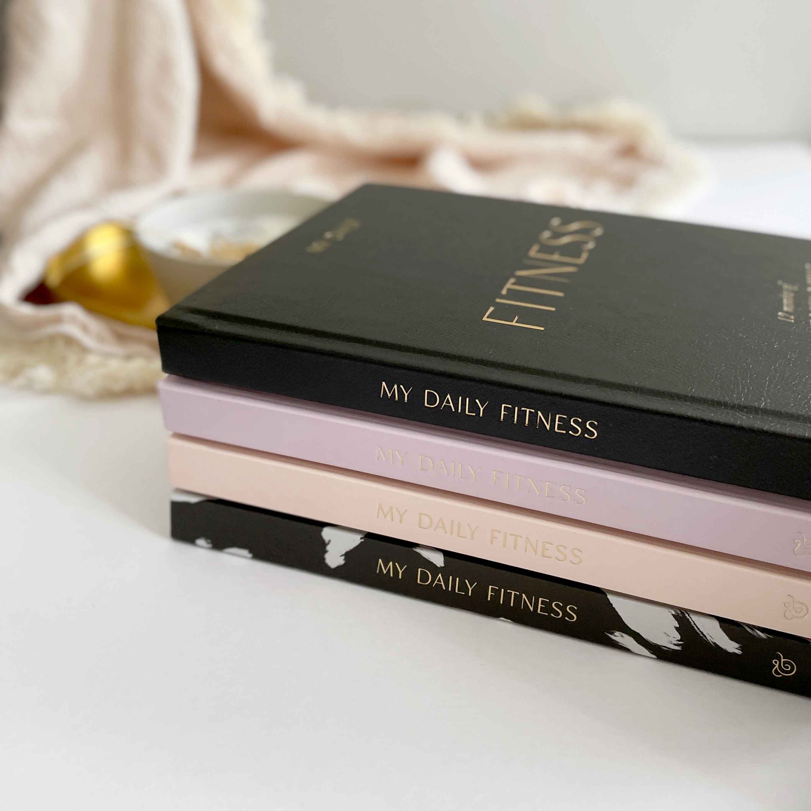 Blush And Gold – wholesale Planerare – My Daily Fitness Planner - Tränings- och måltidsplanerare (Svart)17