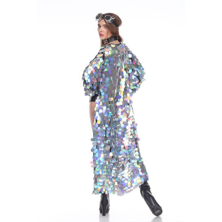 Western Fashion - Vente Kimono – femme - Dépoussiéreur multicolore - T/U - Esprit de festival1