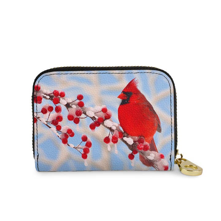 Cardinal i snöplånbok med dragkedja för wholesale av Monarque