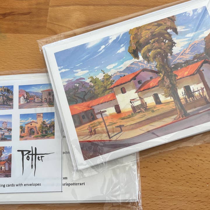 Notizkarten - Stadtbild - 5er-Pack für den Großhandel von Chris Potter Art