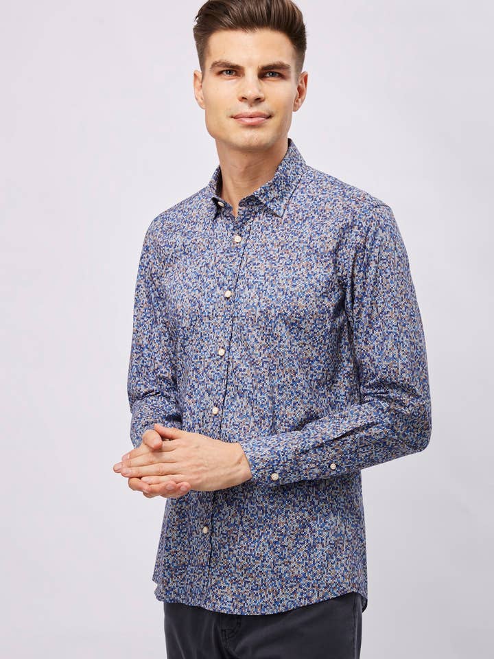 Leo Dolkede Mærker Skjorte for engroshandel hos Luchiano Visconti