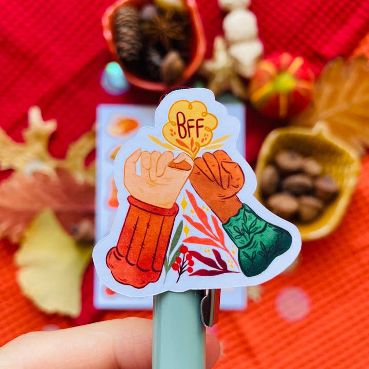 Split Moon Studios - Wholesale Sticker - Friendship Sticker Sheet Decorative Sticker6