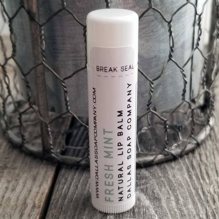 Mint Mania Lip Balm for wholesale by Dallas Soap Company