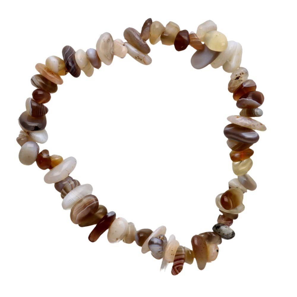 Vives de la Cortada S.L - Wholesale Prayer Beads Bracelet - Botswana Agate Chip Bracelet1