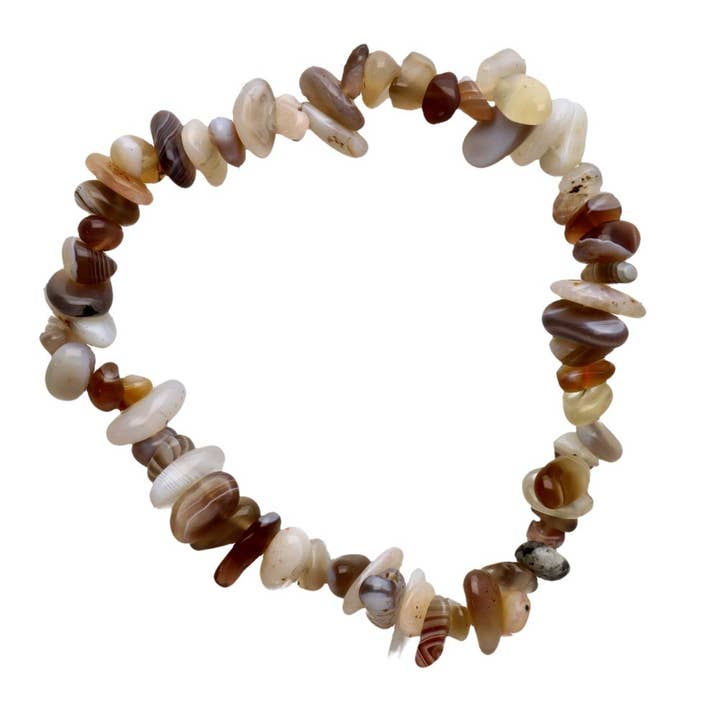Vives de la Cortada S.L - Wholesale Prayer Beads Bracelet - Botswana Agate Chip Bracelet1