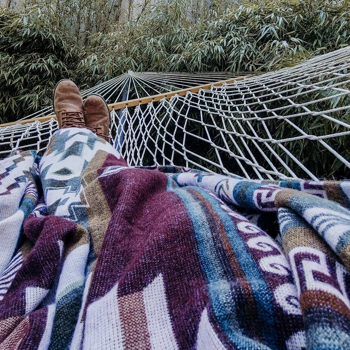 Wylde Brigade - Wholesale Throw Blanket - Cayambe Aztec Reversible Blanket6