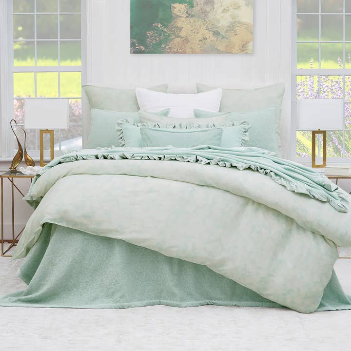Shaleena Sea Glass Duvet Cover for wholesale by ELISABETH YORK