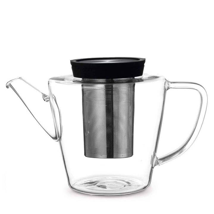 Théière en verre Infusion™ avec couvercle en silicone et infuseur - 34oz/1L pour la vente par Viva | Espro | Liiton