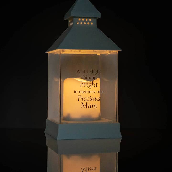 In Memory Thoughts Of You LED Lantern Mum 27cm for wholesale by Project Scent