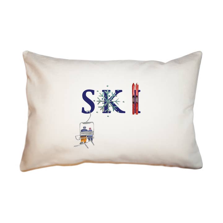 großes rechteckiges Skikissen für den Großhandel von Tina Labadini Designs