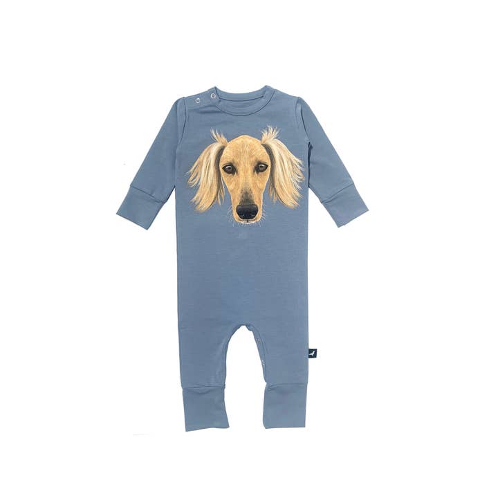 Romper - Sea Blue Dogs for wholesale by mói