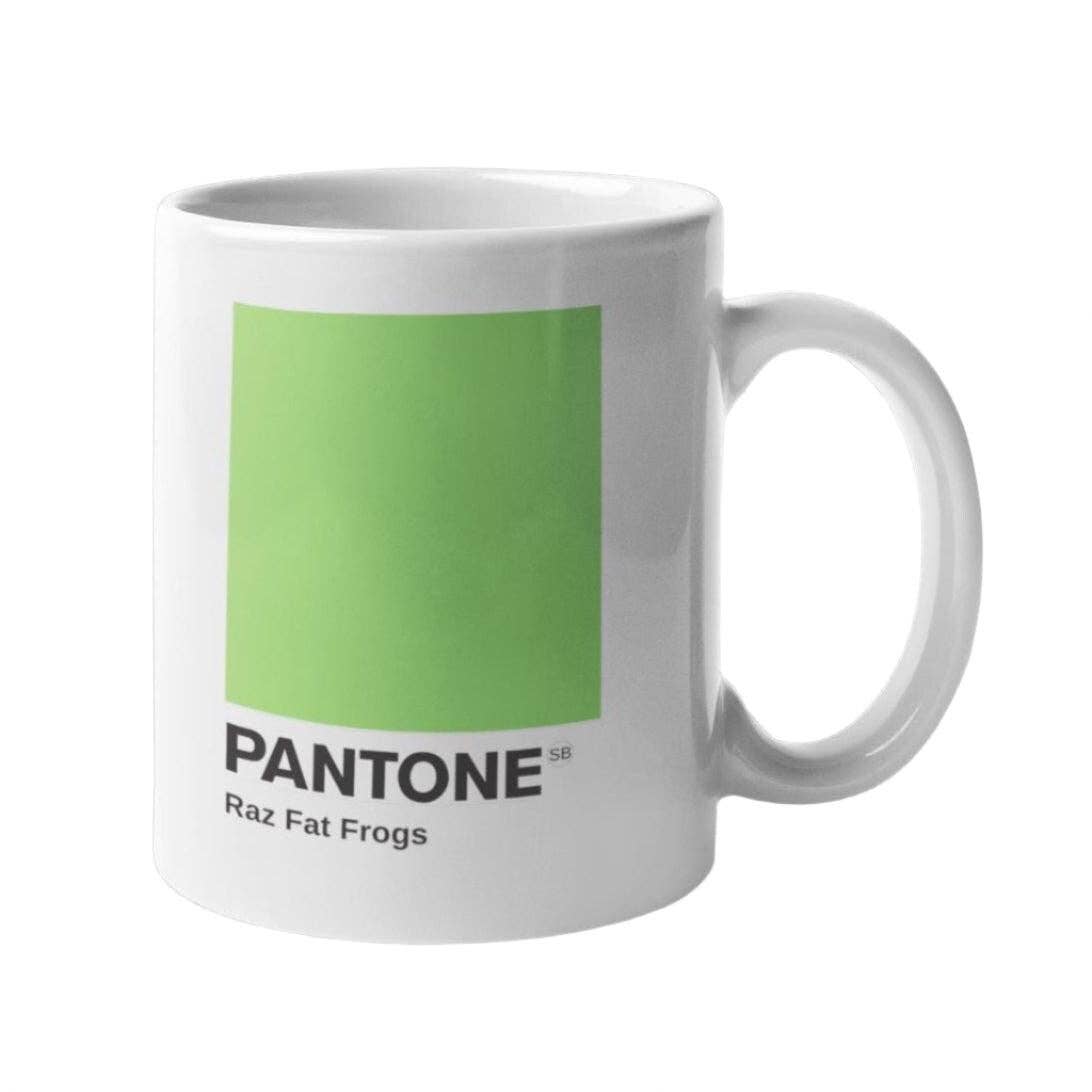 Scouse Bird Shop – wholesale Coffee mug – Scouse Pantone Mug Raz Fat Frogs Green0