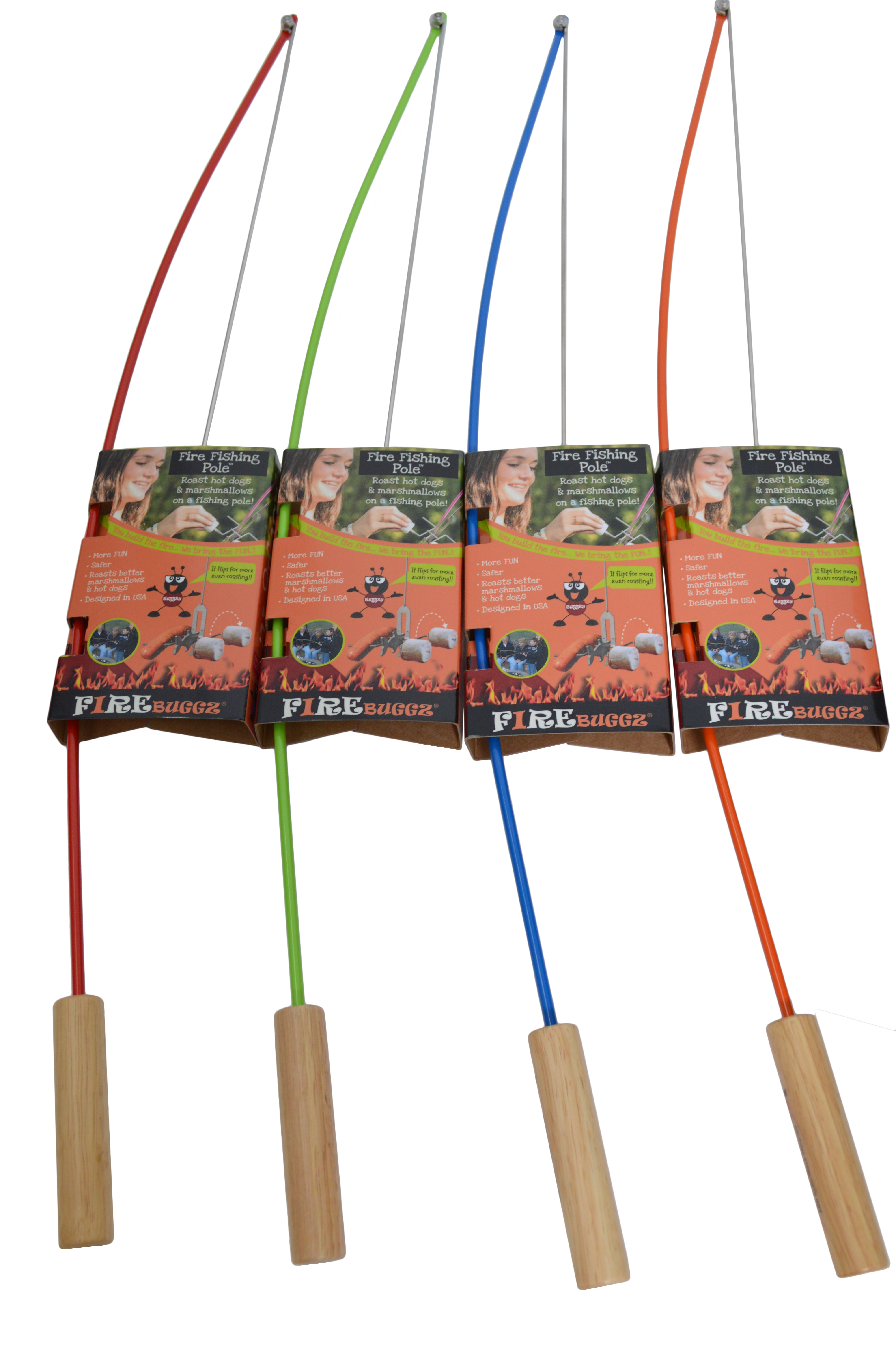 Firebuggz - Wholesale Sporting Accessories - Fire Fishing Poles - assorted 12 pack1