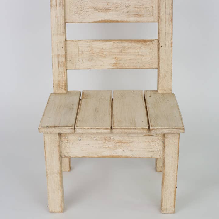 My Amigos Imports - Wholesale Chair - CLEARANCE-Farmhouse Wood Chair-12x9x20H inch-Display Chair10