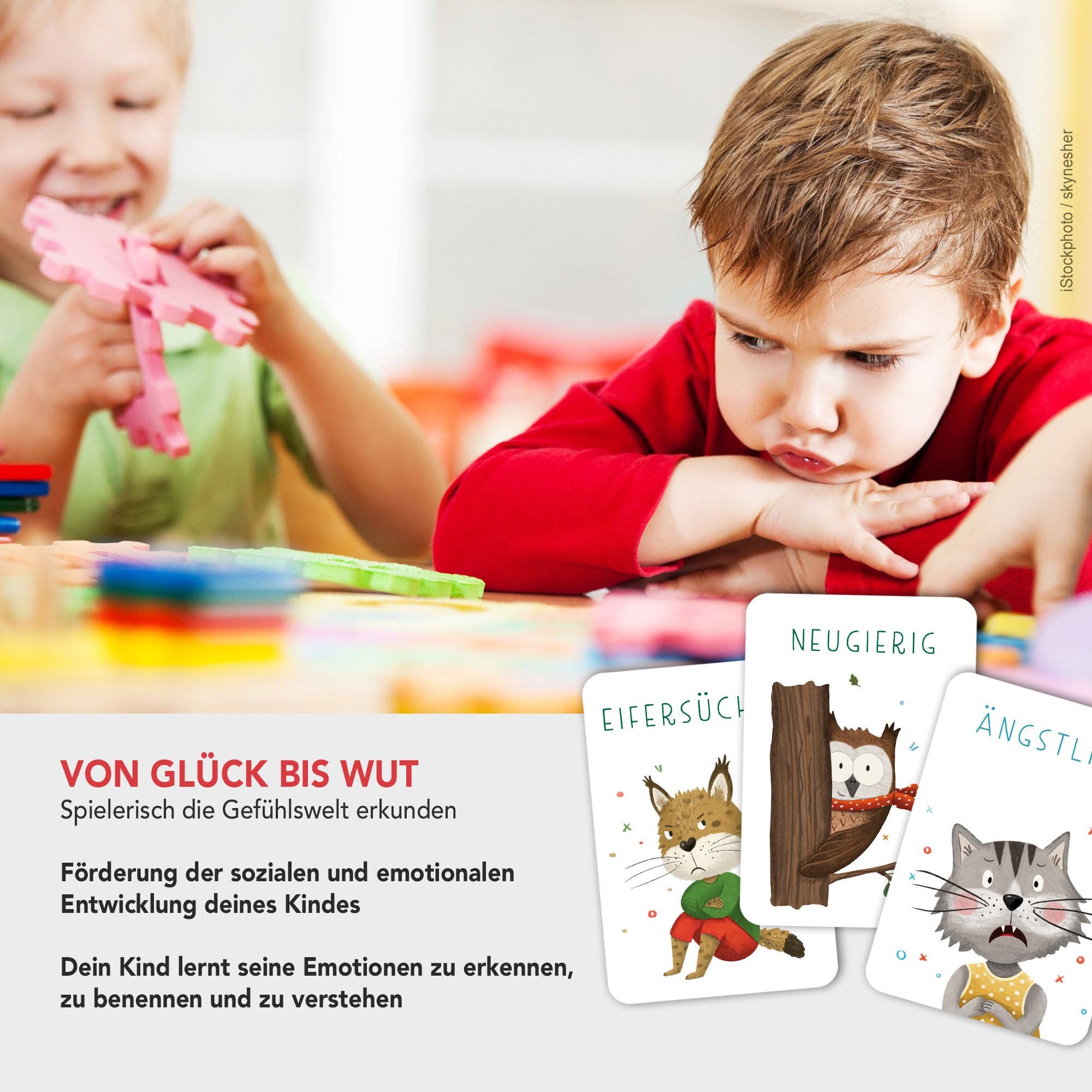 Rüsselfuchs - Wholesale Learning Cards - Kids & Baby - Emotion Cards for Children "Strong Feelings"5