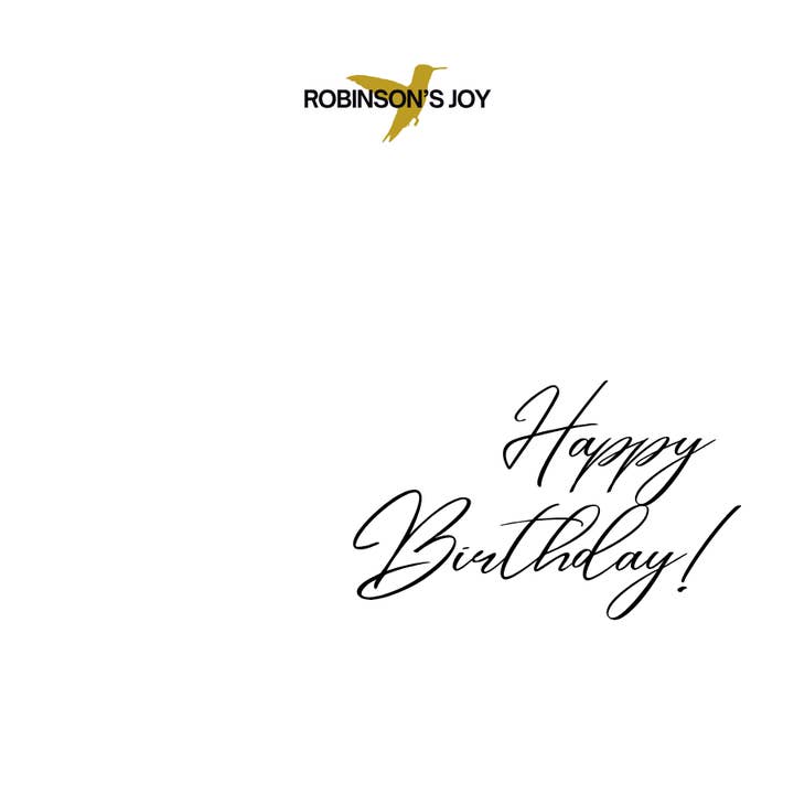 ROBINSON'S JOY - Wholesale Travel Candles - "Happy Birthday!" 2oz Candle- Joyful Moments Collection2