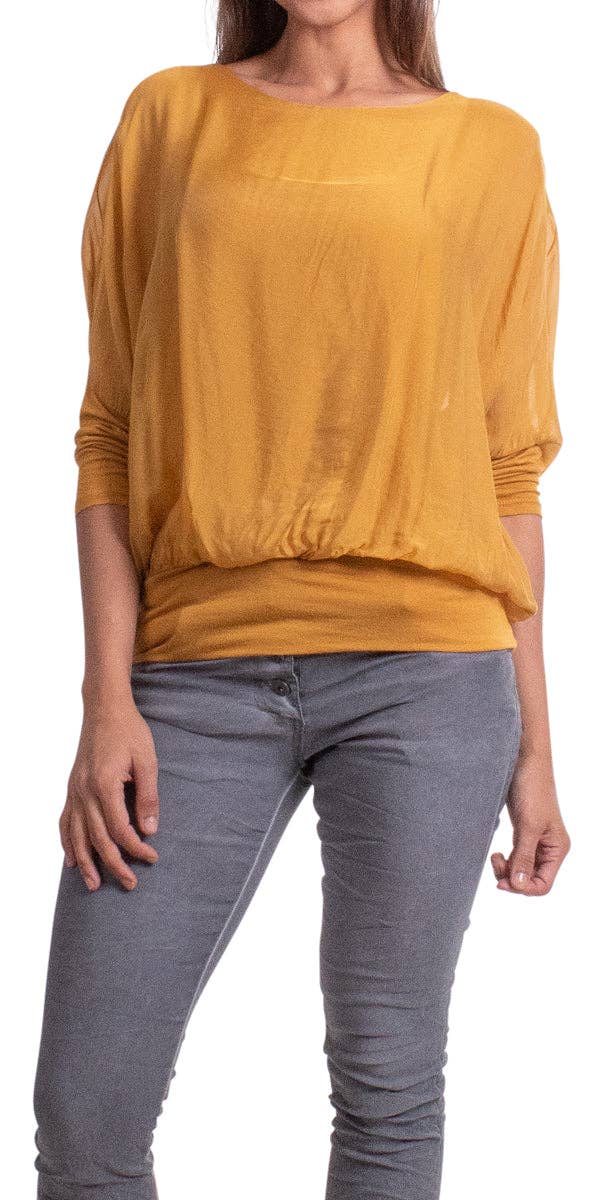 Gigi Moda - Wholesale Blouse - Women's - Sheer Batwing Blouse32