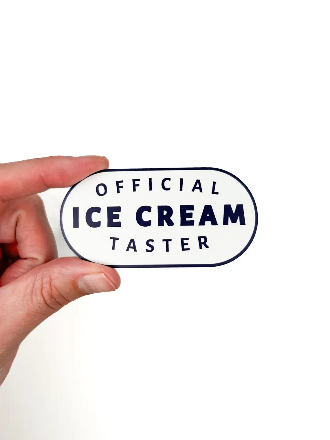 Field Trip Threads - Wholesale Sticker - Official Ice Cream Taster Sticker Foodie Decal Fun Vinyl0
