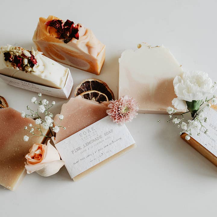 SOAK Bath Co - Wholesale Bar Soap - Spring Fling Soap Bar - Made in Canada4