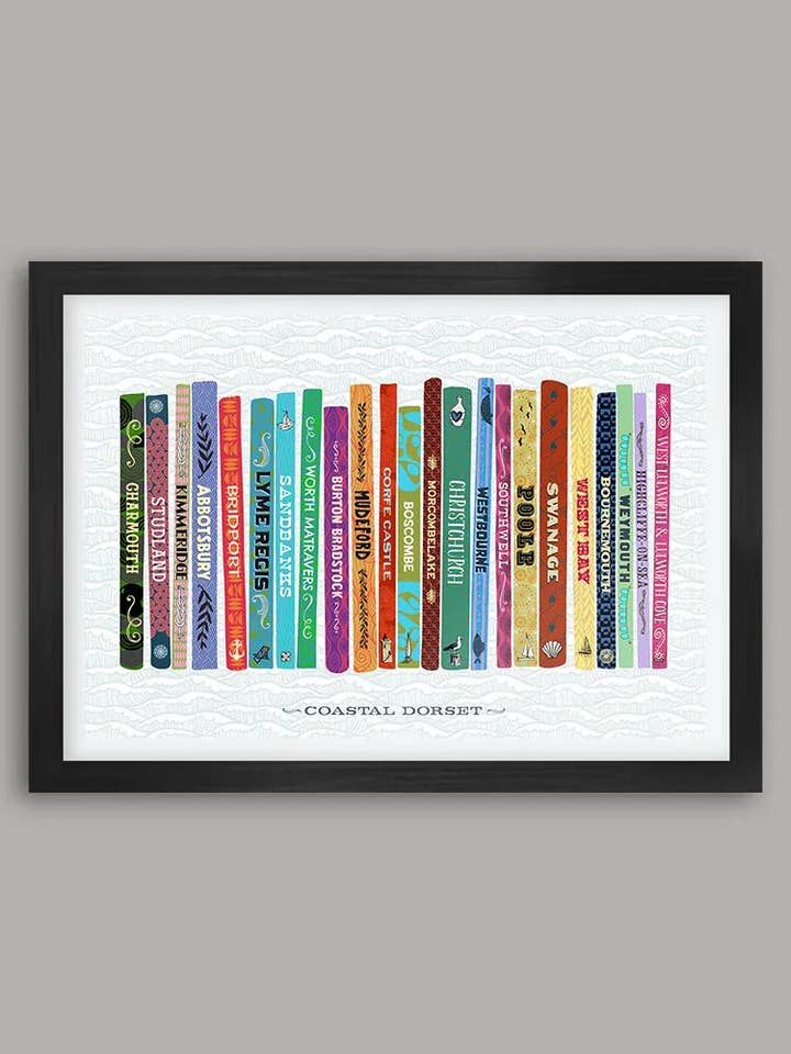 Coastal Dorset - Poster Print for wholesale by The Northern Line