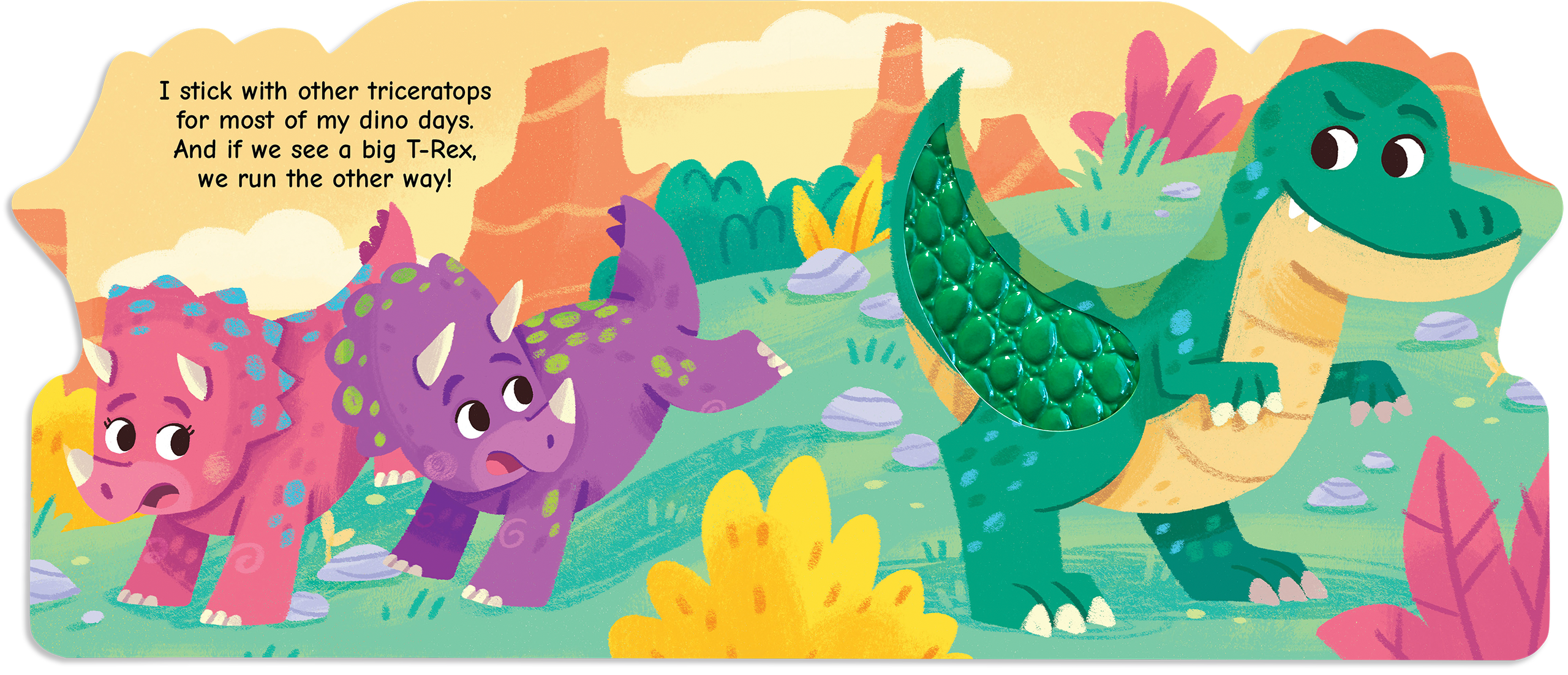 Little Hippo Books - Wholesale Baby & Toddler Book (0-2) - Dino Days with Triceratops2