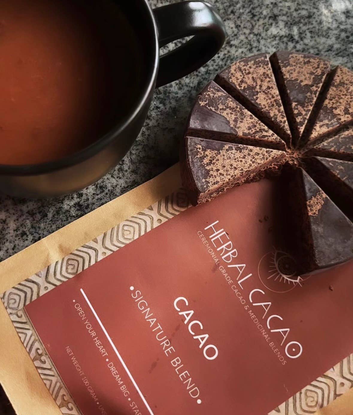 Herbal Cacao - Vente Préparations/kits pour chocolat chaud - Mélange Signature (10 Pièces)3